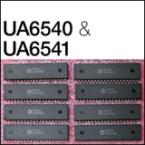 PAL-format pair of NES core chips (CPU and PPU)